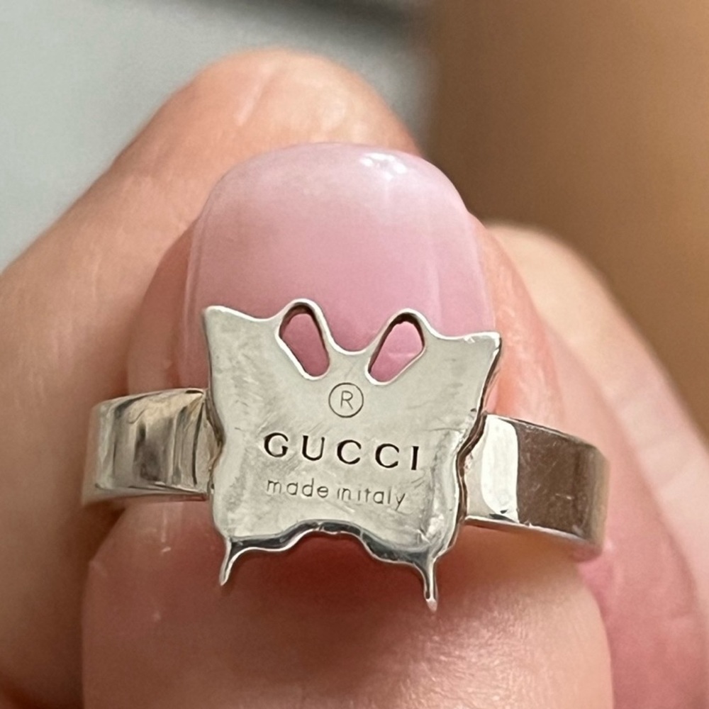 Gucci butterfly ring
